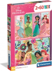 Clementoni Puzzle Disney Prinzessinnen 2×60 Teile