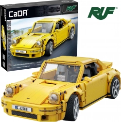 Bouwpakket CaDA stads-sportwagen RUF CTR Yellowbird 1:12, 1515 onderdelen