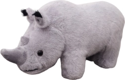 Rhino plush toy gray 30cm