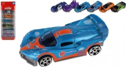 Set of 1:64 Sports Cars, 6 pcs, metal and plastic, freewheel