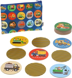 Petit Collage Memoryspel Bouwmachines
