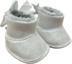 Antonio Juan doll boots – silver booties