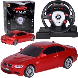 RC car with steering wheel BMW 1:24 – sporty remote-controlled car
