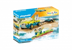 PLAYMOBIL FAMILY FUN strandauto met boottrailer