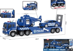 Police Tow Truck 1:16 with Lights, Sounds, Car and Helicopter