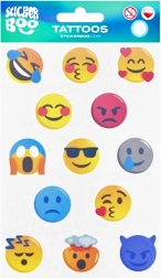 tijdelijke tatoeages emoticons voor kinderen