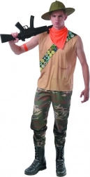 Costume de chasseur de carnaval pour adultes