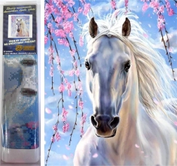 Diamond Painting Kit - White Horse