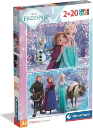 Clementoni puzzel Frozen 2×20 stukjes