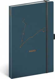 Notique Lined Notebook Pisces 13 × 21 cm