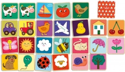 Houten memoryspel Boerderijdieren