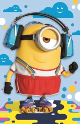 Trefl puzzel Minions op schaatsen 54 stukjes