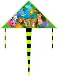 Vlieger Safari van nylon 125 × 63 cm