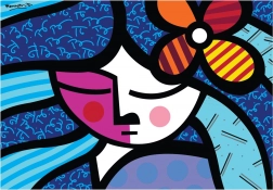 Puzzle Girl with Flower 1000 Pieces BLUEBIRD