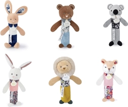 Baby rammelaar met piep en dierenmotief