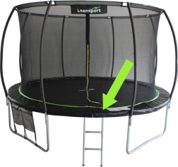 Beschermrand voor veren voor trampoline Sport Max 6 ft, zwart-groen
