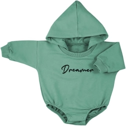 Body bébé baggy à capuche Koala Dreamer vert