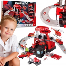 Woopie Brandweerparkeerplaats met reddingsgarage, 43 onderdelen