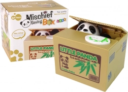 Gelddoos Panda leert bamboe sparen