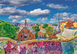 Puzzel 1000 stukjes Park Güell Barcelona