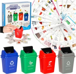 Jeu éducatif de tri des déchets – jeu de logique et d’adresse pour enfants + 108 cartes