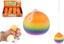 Anti-stress rainbow squeeze ball 6 cm