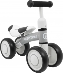 Kinderloopfiets PETTYTRIKE vierwielig – Wit