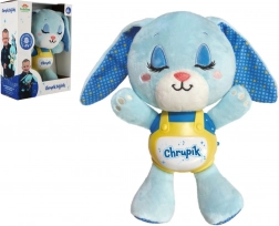 Konijntje Chrupík knuffelslaapvriend met licht en geluiden op batterijen voor kinderen 6m+