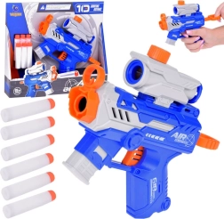 Pistool met doel voor zachte schuimkogels