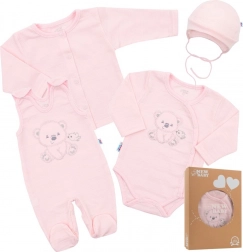 Babyset voor de kraam New Baby Sweet Bear roze 62 (3–6 m)