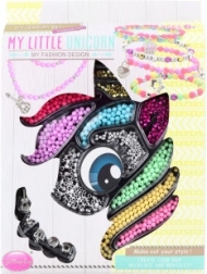 Plastic kralen eenhoorn