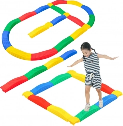 Sensorische balansbaan 16 platen met anti-slip matten