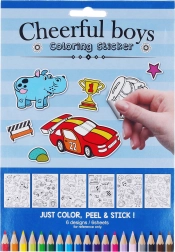 Coloring Stickers for Boys