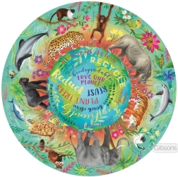 Round Puzzle “There Is No Planet B”, 500 Pieces – GIBSONS