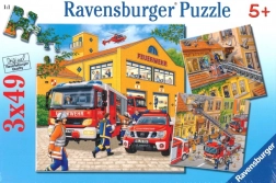Ravensburger puzzel brandweer 3x49 stukjes