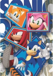 Puzzel SONIC THE HEDGEHOG – maatjes 104 stukjes
