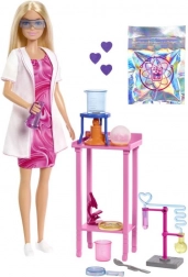 Barbie wetenschapper-pop met laboratoriumset