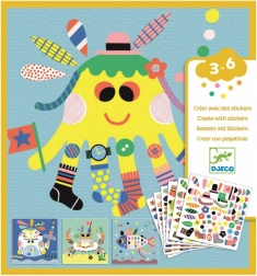 Djeco stickervel Onderwaterwezens