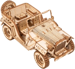 Rokr Puzzle 3D en Bois Jeep Militaire