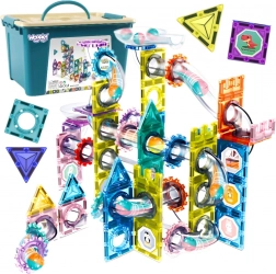 Magnetische bouwset 3D – knikkerbaan 126 stuks van WOOPIE