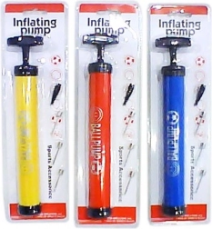 Handpomp voor ballen met naalden