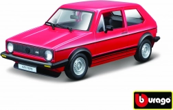 Modèle Bburago Volkswagen Golf MK1 GTI rouge 1:24