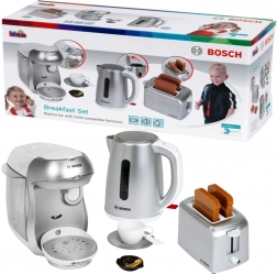 Ontbijtset BOSCH mini – kinderkoffiezetapparaat, broodrooster en waterkoker met geluiden 3+