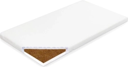 Kinder matras voor wieg NEW BABY Standard 90 × 40 × 7 cm kokos–schuim