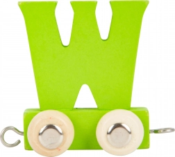 Small Foot houten wagonnetje alfabet letter W