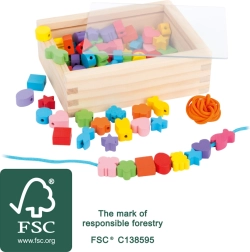 Wooden Stringing Beads Small Foot