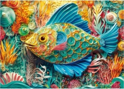 Cherry Pazzi puzzle Paper Fish 1000 pieces