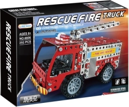 Kit de construction métallique camion de pompiers 292 pièces