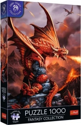 TREFL puzzle Premium Plus fantasy : dragon de feu 1000 pièces
