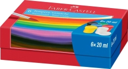 Tempera verf Faber-Castell 6x20ml